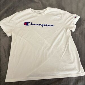 Champion White Classic T-Shirt | Women's Size: XL